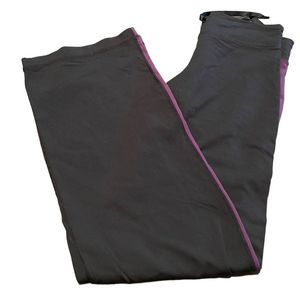 LULULEMON Straight Leg Pants *Black/Purple* Size 4